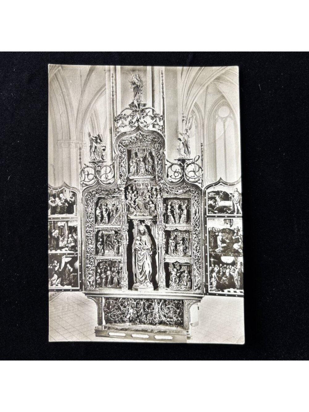 Vintage Postcard 1962 RPPC Xanten Germany Marienaltar Siegfried Postal History